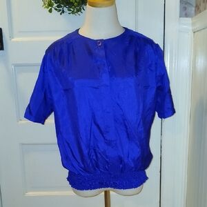 Impressions Royal Blue Blouse